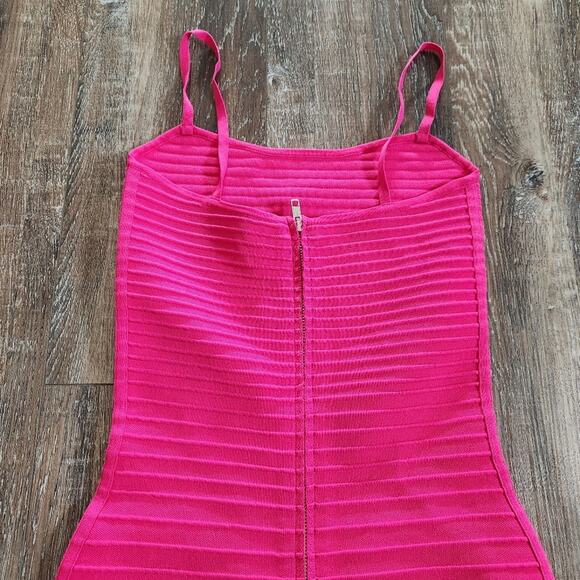 Retrofete Kylie Bandage Knit Dress in Dragon Fruit Pink Size XXS NWT Maxi - Picture 8 of 15